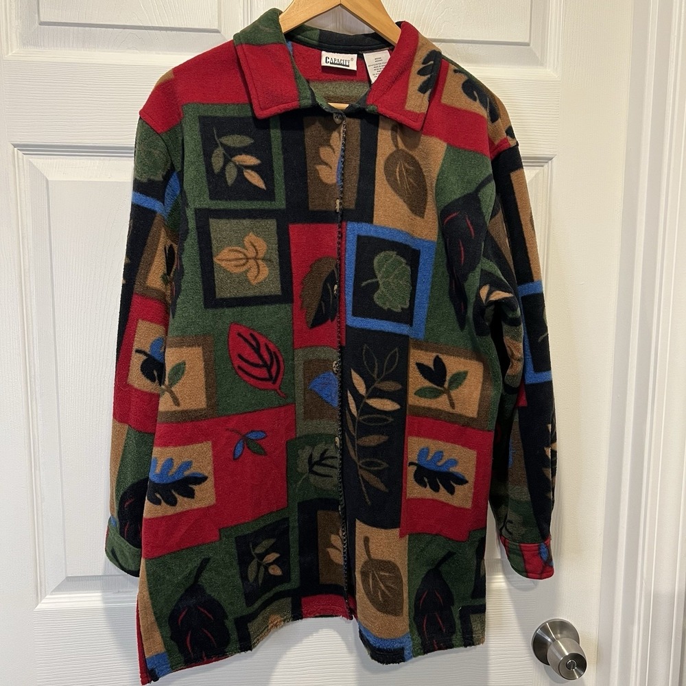 Capacity Medium Fleece Coat Fall Granny Core